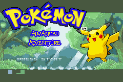 Pokemon Advanced Adventure Title Screen